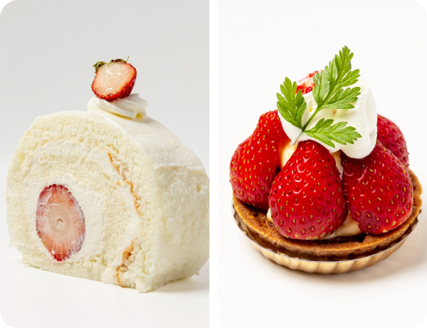 いちごの純生ロール/ときめきの苺タルト